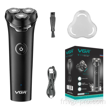 VGR V-319 Rasoir rechargeable professionnel lavable pour les hommes